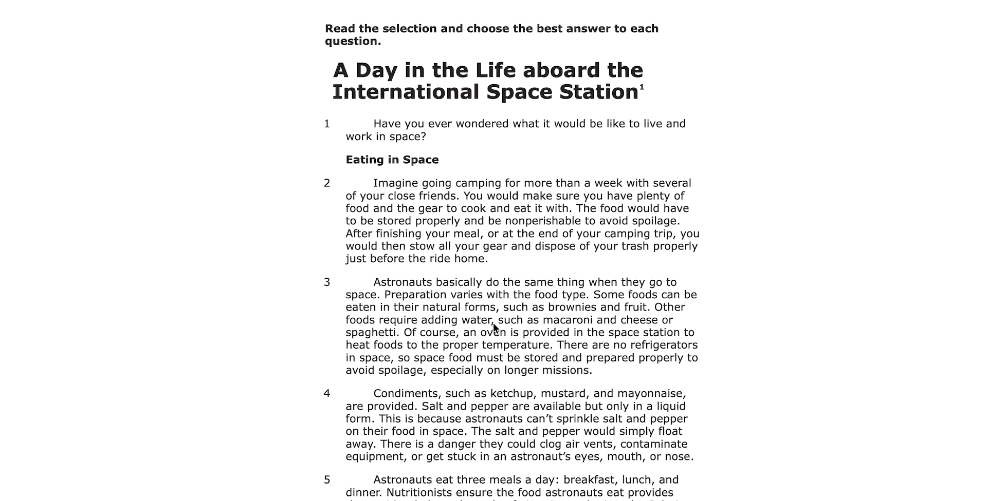 Assignment for ela-comprehension