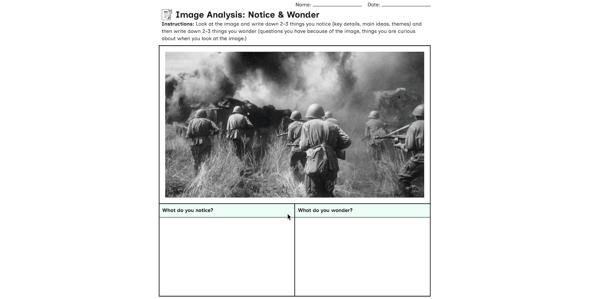 Assignment for social-studies-ww2